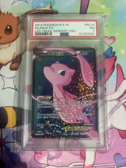 Pokemon TCG Mew EX RC24/RC25 Legendary Treasures RC Holo Full Art EN PSA 7 - Image 1