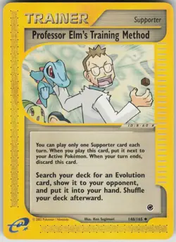Pokemon TCG Professor Elm's Training Method Uncommon Expedition 148/165 - Image 1