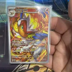 Pokemon TCG Infernape Illustration Rare Twilight Masquerade 173/167 NM - Image 1