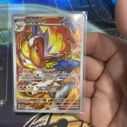 Pokemon TCG Infernape Illustration Rare Twilight Masquerade 173/167 NM - Image 3