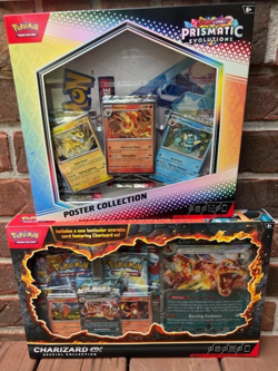 Pokemon TCG Charizard ex Special & Prismatic Evolutions Poster Collection SEALED - Image 1