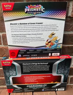 Pokemon TCG Charizard ex Special & Prismatic Evolutions Poster Collection SEALED - Image 2