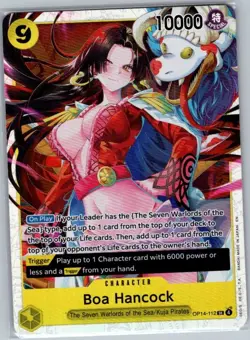 Boa Hancock - OP14-112 SR The Azure Sea's Seven - One Piece Card - NM - Image 1