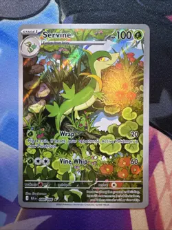 Servine 088/086 Pokemon TCG Black Bolt Illustration Rare Card NM - Image 1