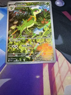 Servine 088/086 Pokemon TCG Black Bolt Illustration Rare Card NM - Image 5