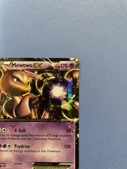 Mewtwo EX BW45 Holo Black Star Promo Pokemon Card – Lightly Played - Image 3
