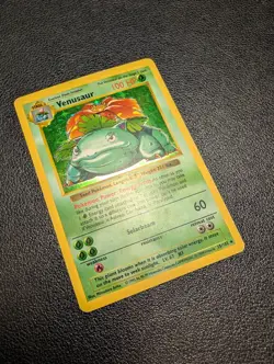 Pokemon Card Venusaur Holo Base SHADOWLESS 1999 15/102 LP - Image 3