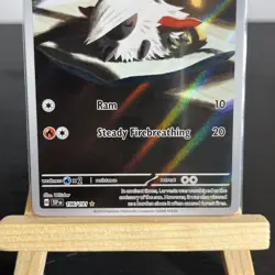 Pokemon TCG Larvesta Illustration Rare Card Surging Sparks 196/191 Ungraded NM - Image 2
