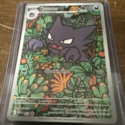 Haunter MEP 027 Pokemon Card Promo Black Star Full Art Pokemon TCG - Image 1