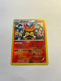 Emboar 27/113 Reverse Holo Pokemon TCG Black White Legendary Treasures MP Card - Image 1