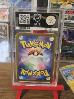 Pikachu 120 Gym Promo - Fighting Charizard Pokemon Card tcg graded | Ace 9 - Image 2