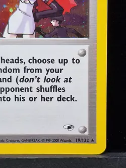 Pokemon TCG The Rocket's Trap Holo Card Gym Heroes 19/132 Near Mint WOTC - Image 5