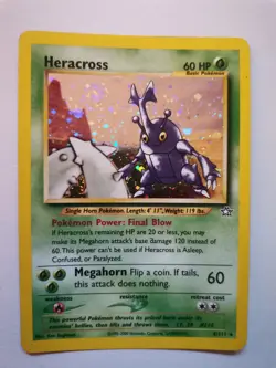Heracross - 6/111 - Neo Genesis - Holo - Pokemon Card *SWIRL* - Image 1