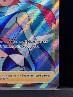 Pokemon TCG Skyla Shining Fates Holo Ultra Rare Full Art Card 072/072 - Image 5