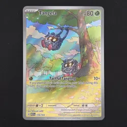 Pokemon TCG Card Tangela 178/165 S&V 151 Illustration Rare Holo *English* - NM - Image 1