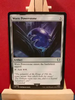Worn Powerstone - Lord of the Rings Commander - Uncommon - NM - MTG - Image 1