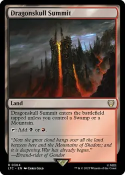 MTG - Dragonskull Summit - Lord of the Rings Commander - Magic the Gathering - Image 1