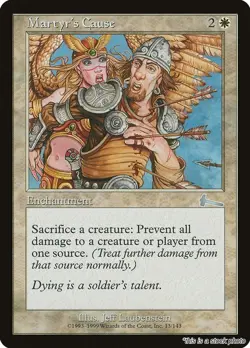 Magic the Gathering | Martyr's Cause [ULG - 13]LP - Image 1
