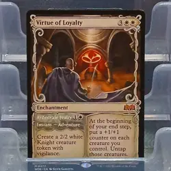 Wizards of the Coast MTG Virtue of Loyalty White Enchantment Mythic 277 - Image 1