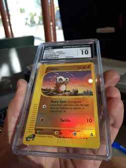 Cubone cgc 10 GEM MINT REVERSE HOLO Skyridge 2002 E-Reader 72/144 psa Card CCG - Image 4