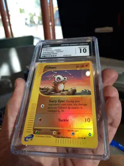 Cubone cgc 10 GEM MINT REVERSE HOLO Skyridge 2002 E-Reader 72/144 psa Card CCG - Image 5