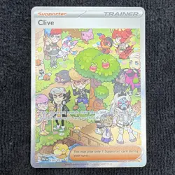 Clive 236/091 SV Paldean Fates Special Illustration Rare Holo Full Art English - Image 1