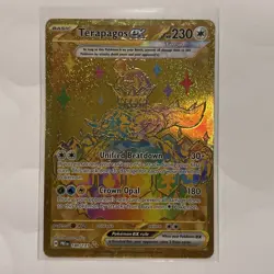 Terapagos EX - Pokemon Prismatic Evolutions & Walking Wake Temporal Forces - Image 1