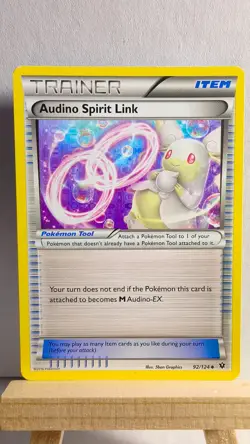 Audino Spirit Link [MP] - Pokemon TCG Fates Collide 92/124 [Uncommon] - Image 1
