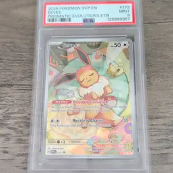 Pokemon TCG Eevee 173 SV Promo Holo English 2025 PSA 9 Basic 50 HP - Image 1