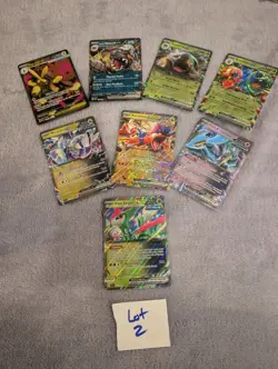 Pokemon Ex Lot 8 Cards Near Mint Lot 2 61226 - Image 1