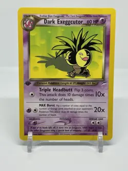 Pokemon Card - Dark Exeggutor Neo Destiny 33/105 1st Edition Uncommon- Near Mint - Image 1