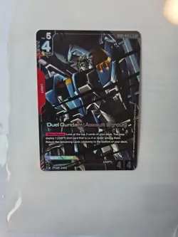 Duel Gundam (Assault Shroud) Alternate Art Foil- GD01-045 LR+ NM - TCG Card Game - Image 1