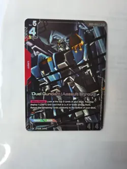 Duel Gundam (Assault Shroud) Alternate Art Foil- GD01-045 LR+ NM - TCG Card Game - Image 4