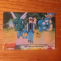 Pokemon - Topps Trading Cards - Mewtwo Strikes Back - 32 The Battle Renewed - Image 1