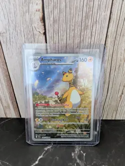 Pokemon TCG Chaos Rising Ampharos 090/086 Illustration Rare - Image 1