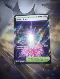 Prism Tower (Full Art) 111/086 Ultra Rare Pokemon Chaos Rising - Image 1