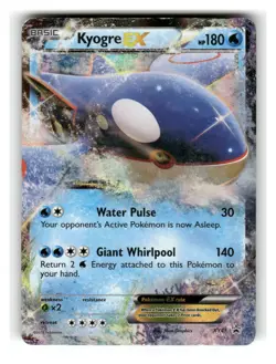 Kyogre EX XY41 Holo Promo XY Promo Pokemon Holo Moderately Played - Image 1