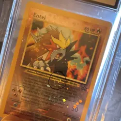 Entei CGC 9 Black Star Promos 34 Reverse Holo Promo English 2001 *swirl* - Image 3