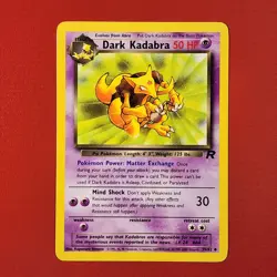 5-08-13 PWE pokemon unplayed 2000 team rocket 39/82 dark kadabra . (B) - Image 1
