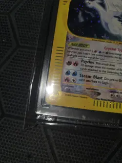 Pokemon TCG Aquapolis Lugia 149/147 Secret Rare Holo 80 HP 2002 - Image 3