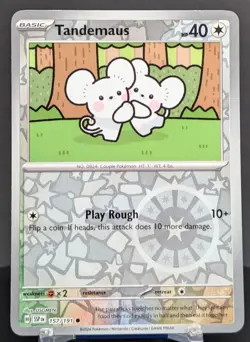 Pokemon Tandemaus #157/191 English SSP Surging Sparks Reverse Holo - Image 1