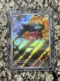 Pokemon TCG Pawmi (Full Art) Paldean Fates 226/091 Holo Ultra Rare NM - Image 1