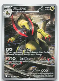 HAXORUS 147/086 HOLO ILLUSTRATION RARE BLACK BOLT POKEMON NM/M - Image 1