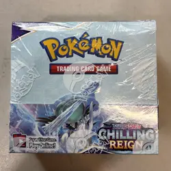 Pokemon Chilling Reign Booster Box - Sealed Box D - Image 1