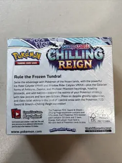 Pokemon Chilling Reign Booster Box - Sealed Box D - Image 2