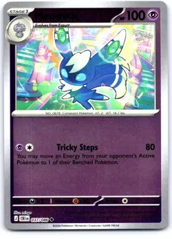 Meowstic 037/086 Uncommon Chaos Rising Pokemon Reverse Holo Near Mint - Image 1