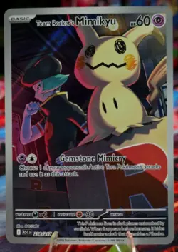The Pokemon Company Pokemon TCG Team Rocket's Mimikyu 238/217 IR Holo Full Art - Image 1