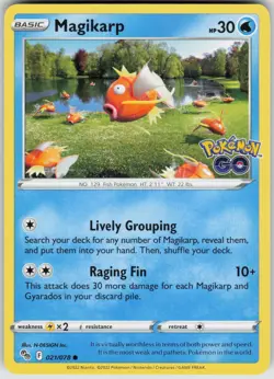 Magikarp 021/078 Common Pokemon GO Pokemon Near Mint - Image 1