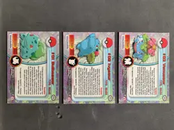 Pokemon Topps Chrome • Venusaur • Ivysaur • Bulbasaur • 1999 • USA • Pack Fresh - Image 2