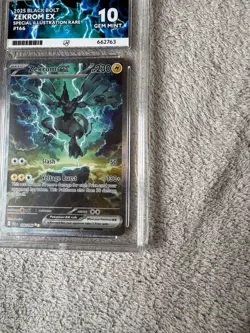 Zekrom EX 166/086 Pokemon Black Bolt Special Illustration Rare Ace 10 Gem Mint - Image 5